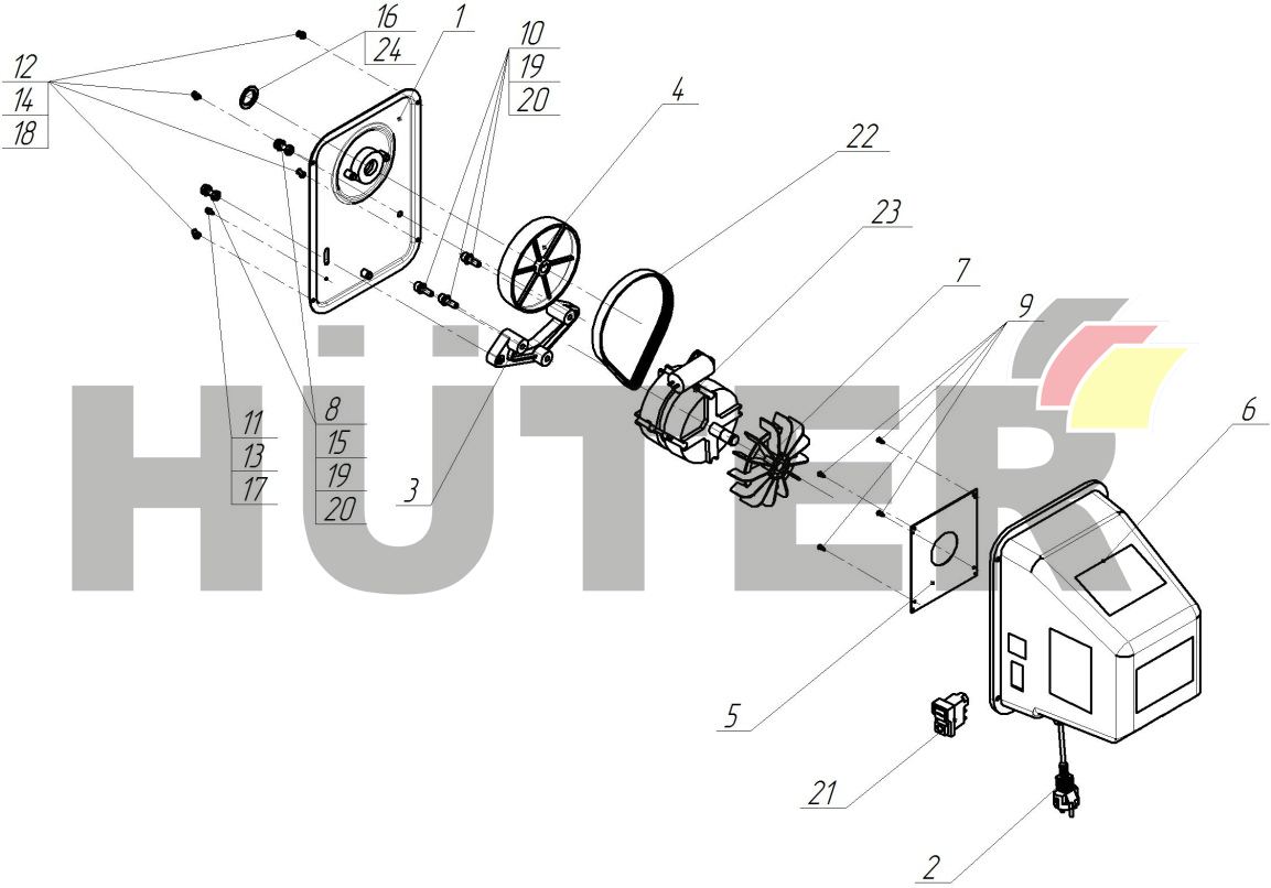 Электродвигатель TTR 74/1/16
