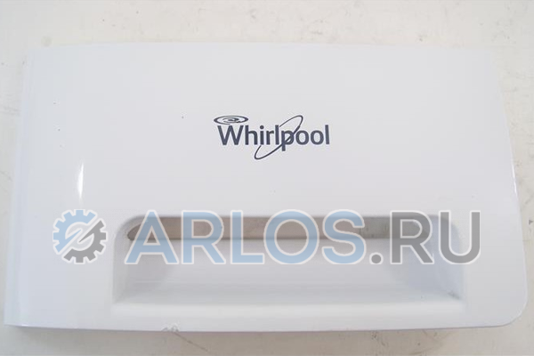 Передняя панель порошкоприемника для стиральной машины Whirlpool 481010487637 